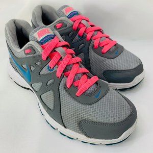 Nike Womens Revolution 2 Running Shoes Sneakers 554902-006 Gray Blue Size 8.5